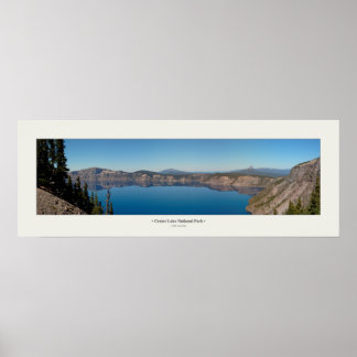 Crater Sjö Panorama Poster