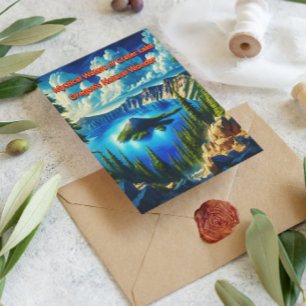 Crater Sjö Serenity Vykort