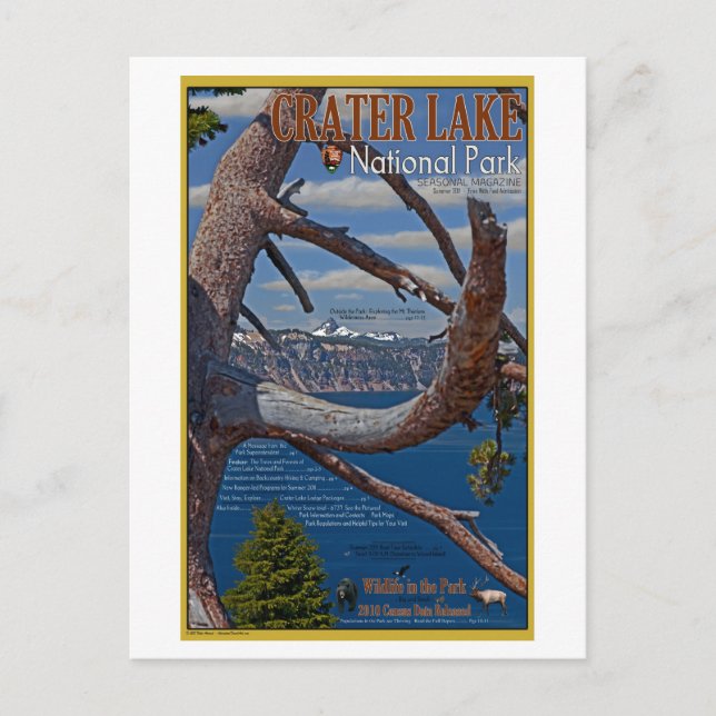 Crater Sjö - Sommaren 2011 Vykort (Framsida)