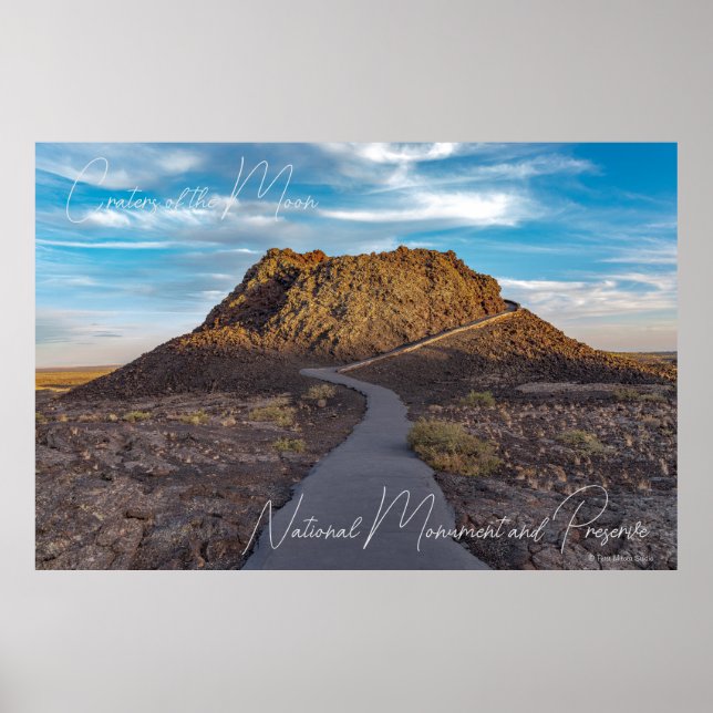 Craters of the Moon National Monument and Preserve Poster (Framsidan)