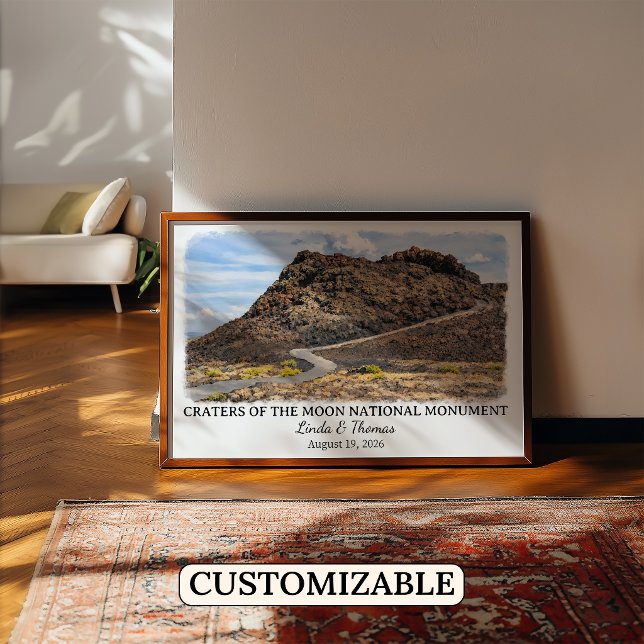 Craters of the Moon National Monument Idaho Anpass Poster (Skapare uppladdad)