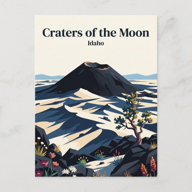Craters of the Moon National Monument USA Vykort (Framsida)