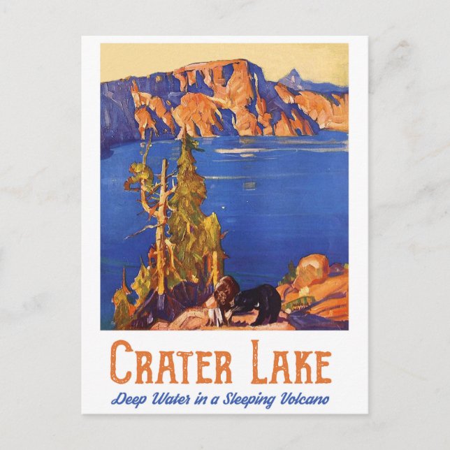 Cratersjön Vykort (Framsida)
