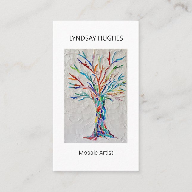 Crateur Artist Business Visitkort (Framsida)