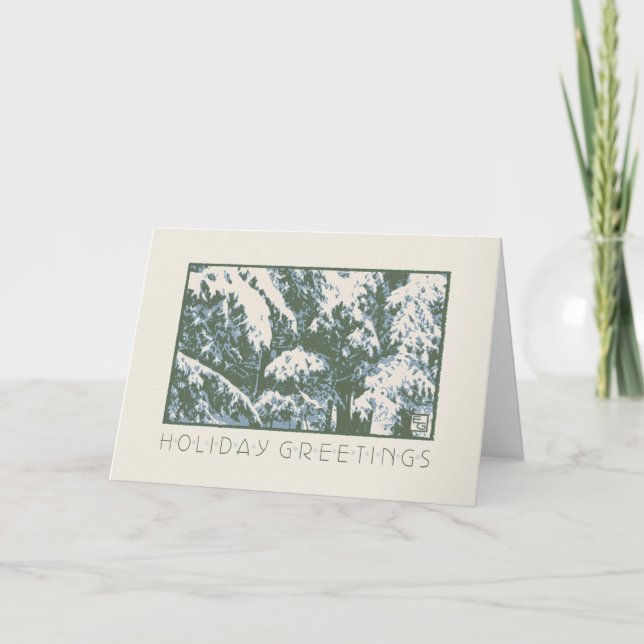 Crateur Balsams i Snö Helgkort (Framsida)