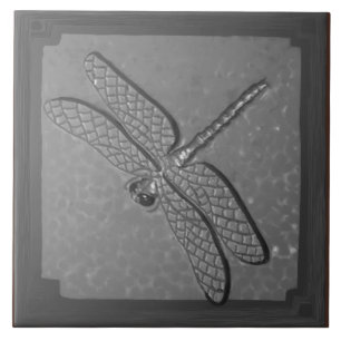 Crateur Dragonfly Tile, Golden Kakelplatta