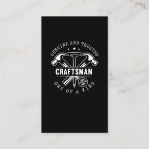 Crateur Funny Craftsmen Humor Visitkort