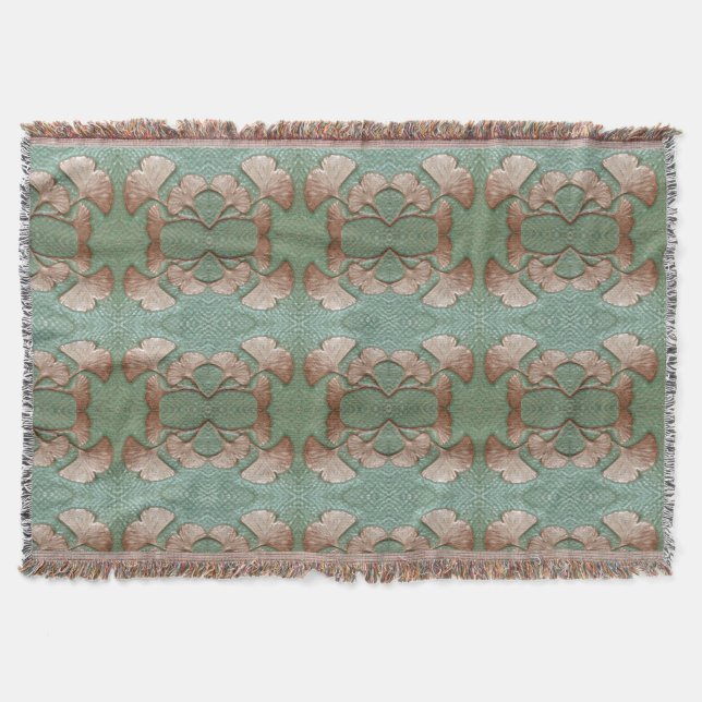 Crateur Gingko Throw Blanket Filt (Framsidan)