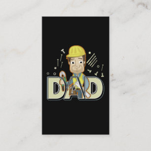 Crateur Pappa Electrician Make Handyman Visitkort