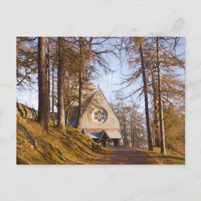 Crathie Kirk Church Postcard Vykort (Framsida)