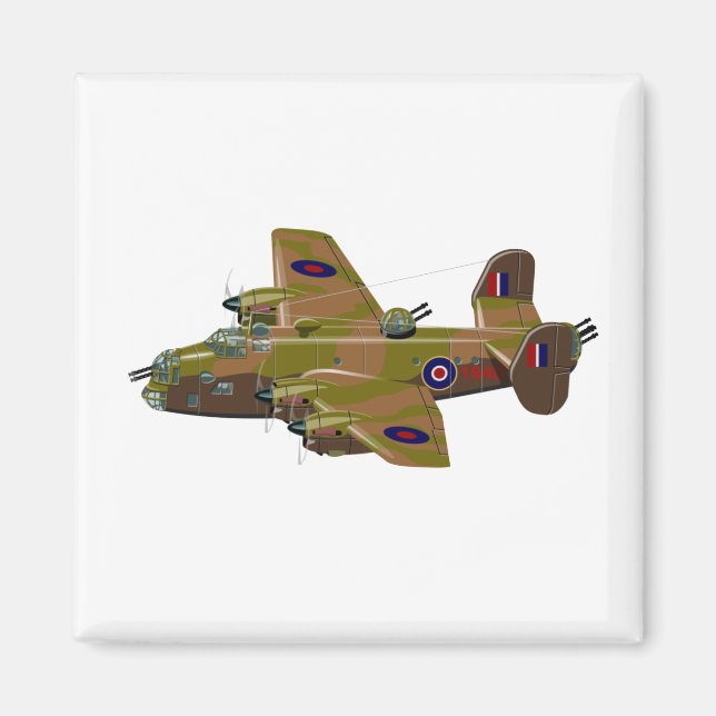 Craton retro bomber magnet (Framsidan)