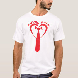 cravate_coeur_super_papy t shirt