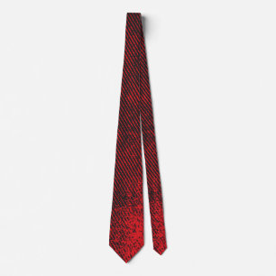 Cravate Dégradation rouge et noir Grunge Slips