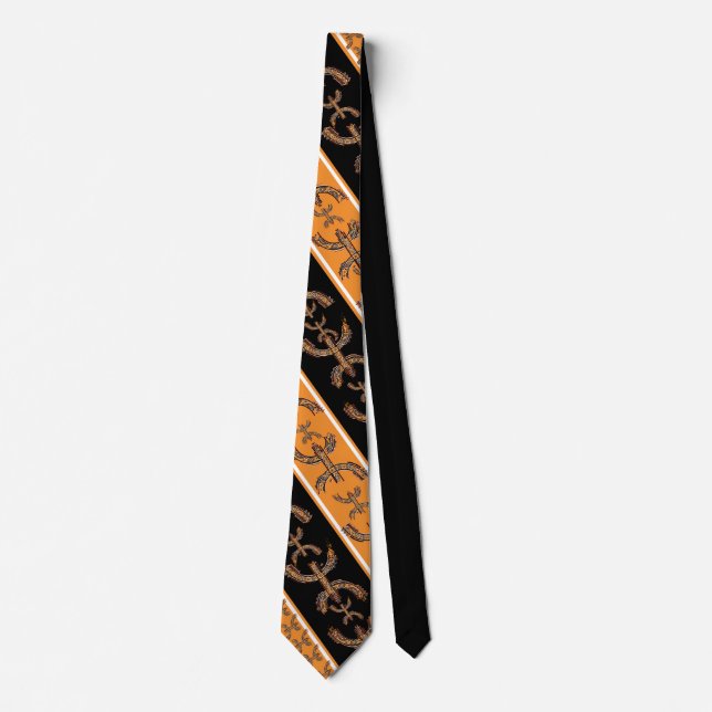 CRAVATE MOTIF MZEB AMAZIGH SYMBOLE DES BERBERES SLIPS (Framsida)