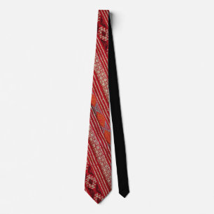 CRAVATE MOTIF MZEB AMAZIGH SYMBOLE DES BERBERES SLIPS