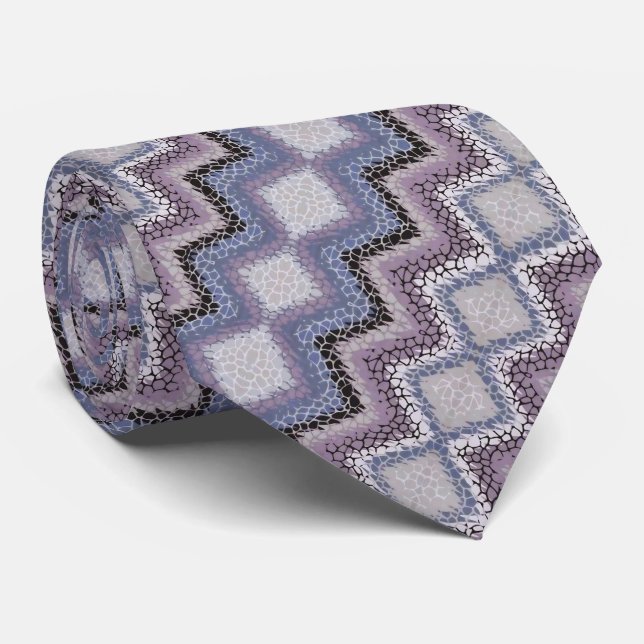 Cravate Zigzag de girafe violet Slips (Rullad)