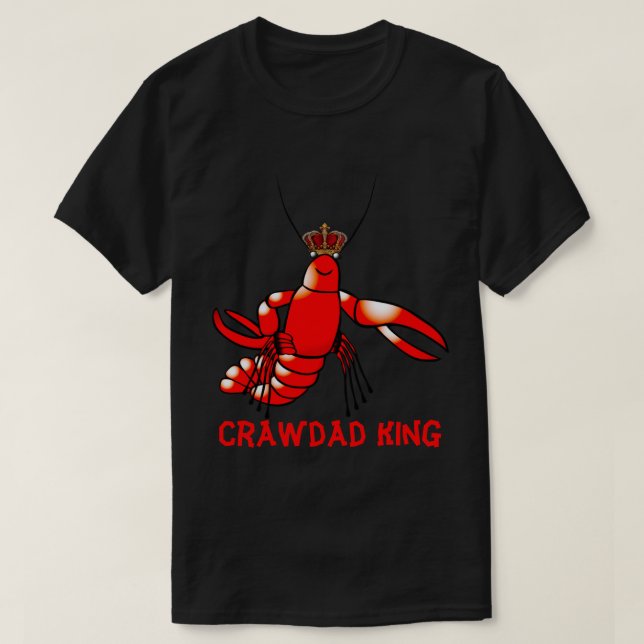 Crawdadkung T-shirt (Design framsida)