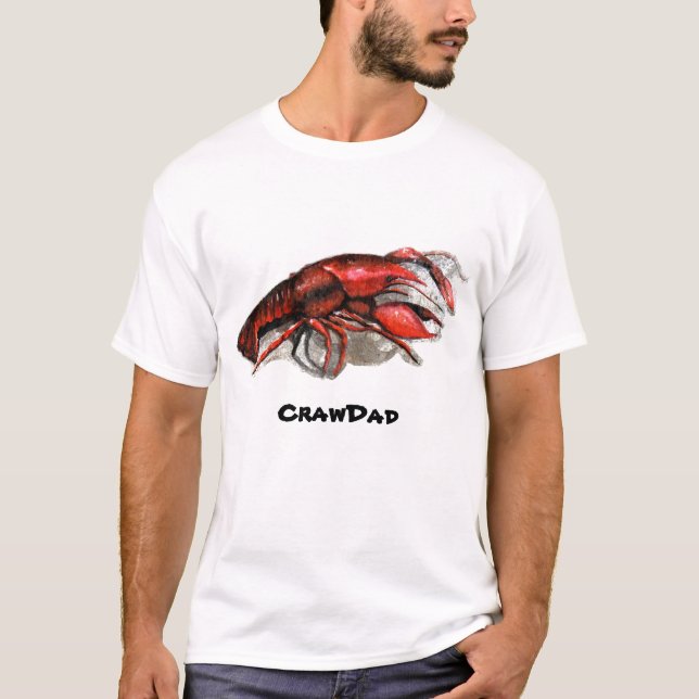 CrawDadutslagsplatsskjorta Tee (Framsida)