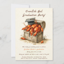 Crawfish Boil Graduation Party | Southern Style  Inbjudningar