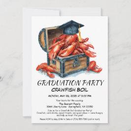 Crawfish Boil Graduation Party | Southern Style  Inbjudningar