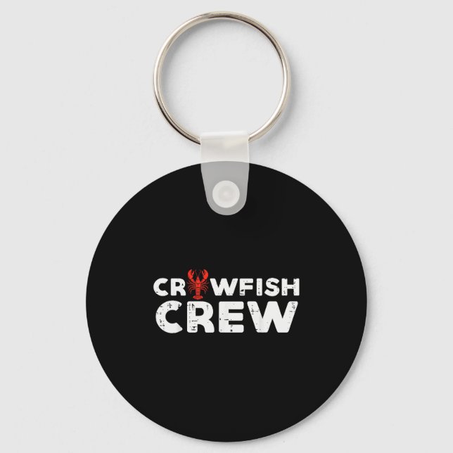 Crawfish Crew Funny Crayfish Cajun Matching Men Wo Nyckelring (Framsida)