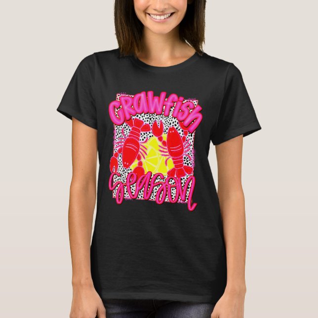 Crawfish Season Funny Tee For Men Women Kids  (Framsida)