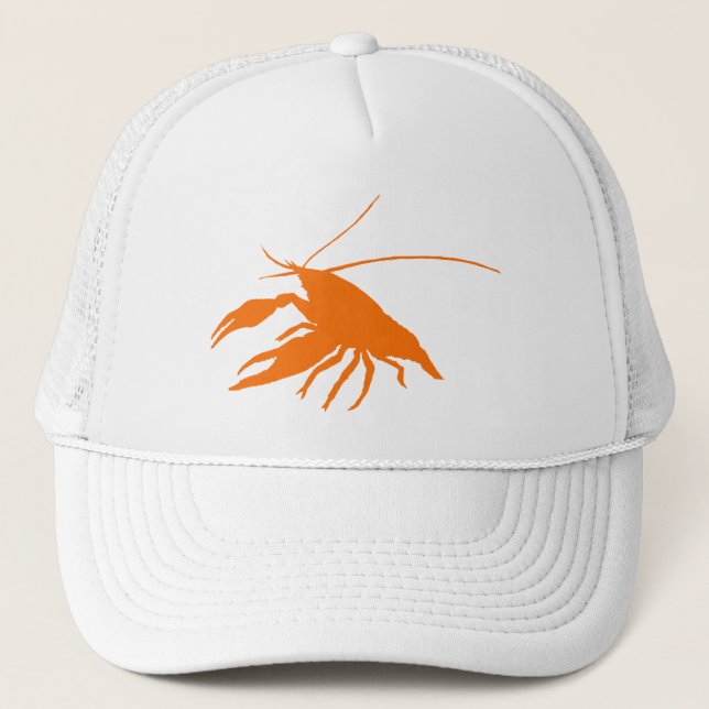 crawfish's silhouette (Orange) Keps (Framsida)