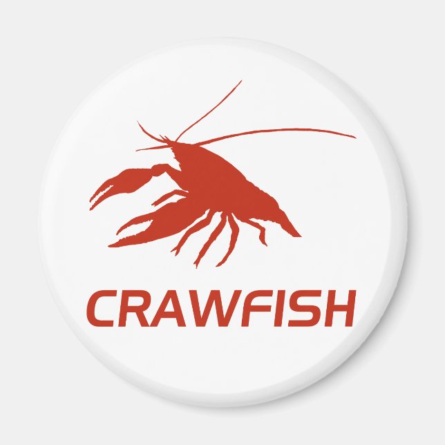 crawfish's　silhouette (Red) Magnet (Framsidan)