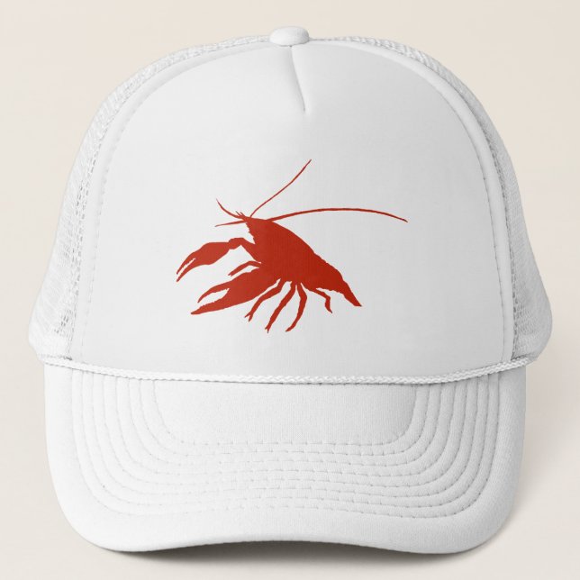 crawfish's　silhouette (Red) Truckerkeps (Framsida)