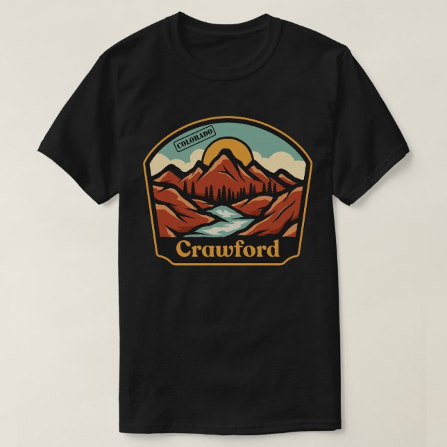 Crawford, Colorado T Shirt (Design framsida)
