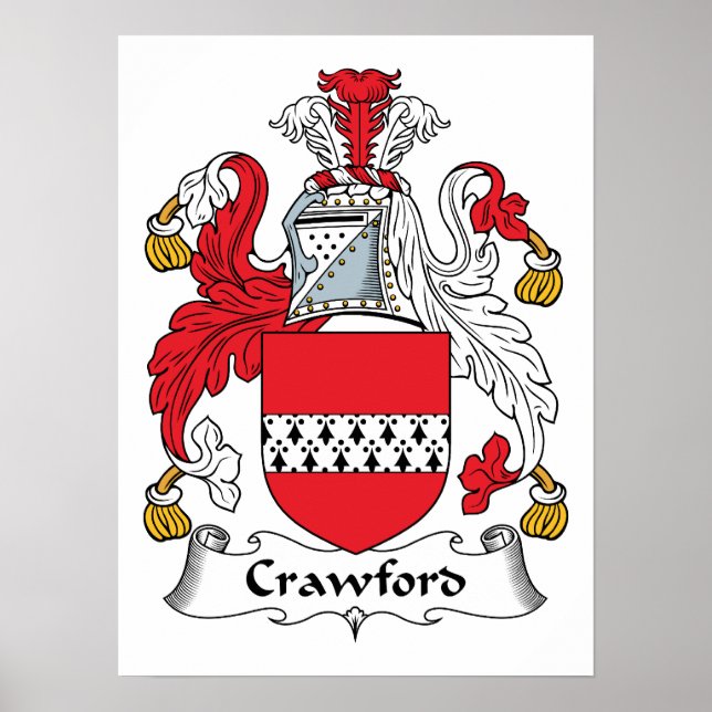 Crawford Family Crest Poster (Framsidan)