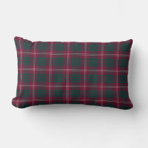 Crawford Family Maroon och Grönt Tartan