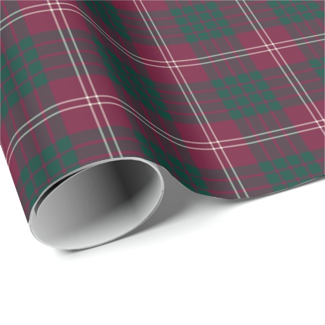 Crawford Klan Tartan Presentpapper (Rullad Hörn)