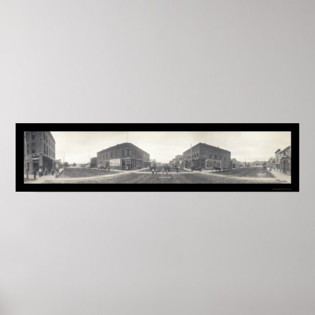Crawford, Nebraska Photo 1909 Poster (Framsidan)
