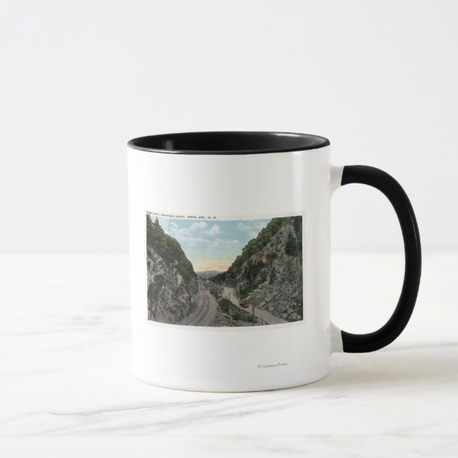 Crawford Notch View of the Dubbla Grind Mugg (Höger)