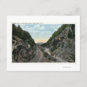 Crawford Notch View of the Dubbla Grind Vykort