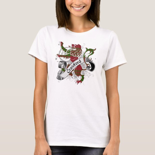 Crawford Tartan Lejon Tee (Framsida)