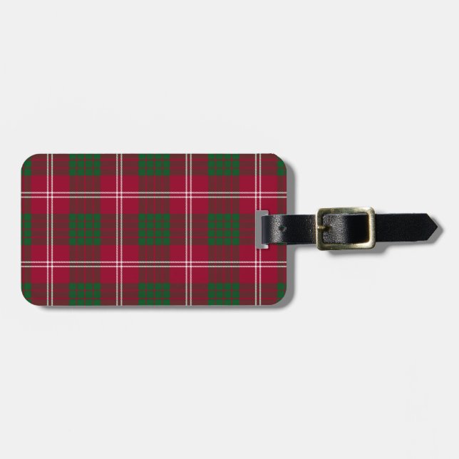 Crawford Tartan Mönster Bagagebricka (Horisontell Framsida)