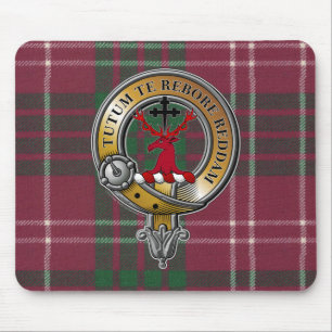 Crawford Tartan och Badge Musmatta