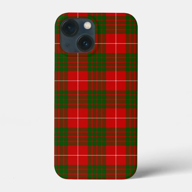 Crawford tartan Red grönt plaid (Baksida)