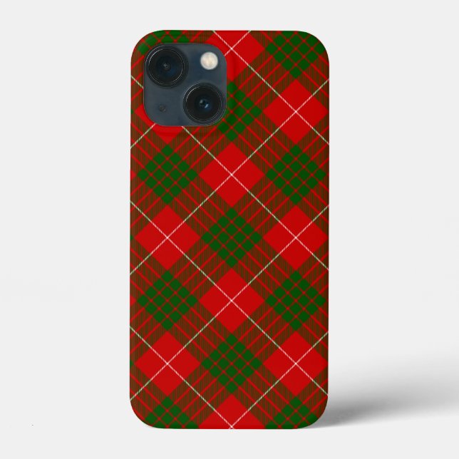 Crawford tartan Red grönt plaid (Baksida)