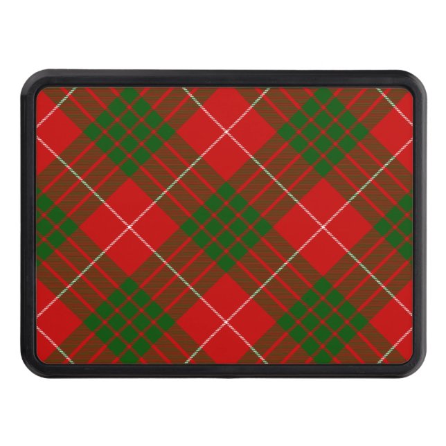 Crawford tartan Red grönt plaid Skydd För Dragkrok (Framsidan)