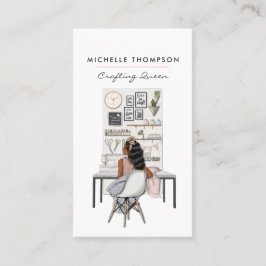 Crawing Queen Crafter Visitkort