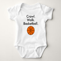 Crawl Walk Basketball Baby Bodykostydräkt