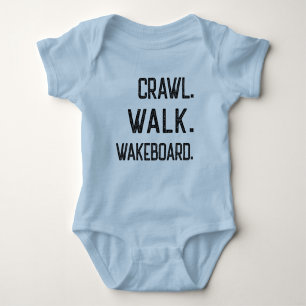 Crawl Walk Board, Cute Wakeboarder T Shirt