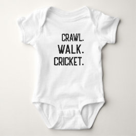 Crawl Walk Cricket, söt cricketälskare T Shirt