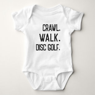 Crawl Walk Disc Golf, Söt Disc Golf-spelare T Shirt