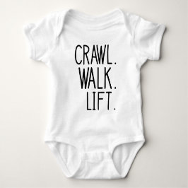Crawl Walk Lyft Baby - Träna Baby T Shirt