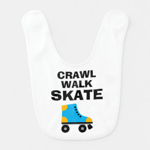 Crawl Walk Skate lusbib för skater av rullar Hakklapp