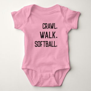 Crawl Walk Softball, Future Softball Player T Shirt